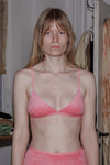BASERANGE Mississippi bra narrow edge series collection bamboo fiber bamboo cotton soft underwear France BAS-BRMI-VE-AU23-ZUIFEN drunk pink